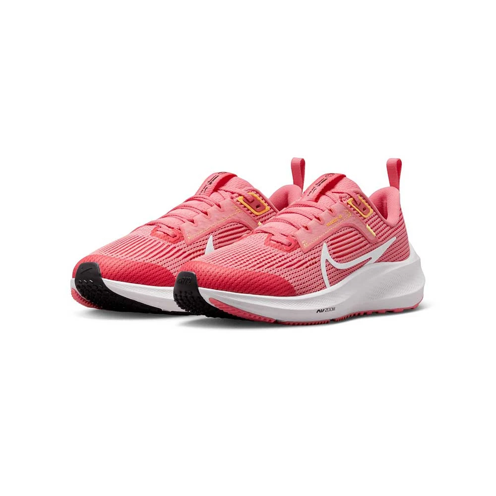 Nike Youth Pegasus 40 Running Shoe- Coral Chalk/White/Citron Pulse - Regular (D) 5 Nike Youth Pegasus 40 Running Shoe- Coral Chalk/White/Citron Pulse - Regular (D) - Image 3