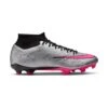 Unisex Nike Zoom Mercurial Superfly 9 Academy XXV MG Soccer Cleats - Metallic Silver/Hyper Pink -Shoe Discount Store AURORA FB8402 060 PHSRH000 2000