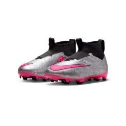 Nike Jr. Zoom Mercurial Superfly 9 Academy XXV MG Soccer Cleats- Metallic Silver/Hyper Pink- Regular (D) -Shoe Discount Store AURORA FJ2032 060 PHCFH001 2000