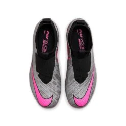 Youth Nike Jr. Zoom Mercurial Superfly 9 Pro XXV FG Soccer Cleats - Metallic Silver/Hyper Pink - Regular (D) -Shoe Discount Store AURORA FJ2034 060 PHCTH001 2000 1