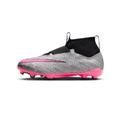 Youth Nike Jr. Zoom Mercurial Superfly 9 Pro XXV FG Soccer Cleats - Metallic Silver/Hyper Pink - Regular (D) -Shoe Discount Store AURORA FJ2034 060 PHSLH000 2000 1