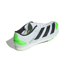 ADIDAS Unisex AdiZERO XC Spikes - Cloud White/Night Metallic/Solar Green - Regular (D) -Shoe Discount Store Adizero XC Spikes White GX6681 05 standard