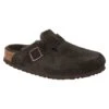 Birkenstock Boston Shearling Cork Mocha Suede- Regular/Wide -Shoe Discount Store Boston Shearling Suede Shearling Mocha Mocha 1020567 1020529 medium