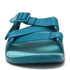 Chaco Women's Chillos Slide - Ocean Blue- Regular (B) -Shoe Discount Store CHAW JCH109118 022221 S22 090