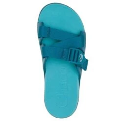 Chaco Women's Chillos Slide - Ocean Blue- Regular (B) -Shoe Discount Store CHAW JCH109118 022221 S22 TOP
