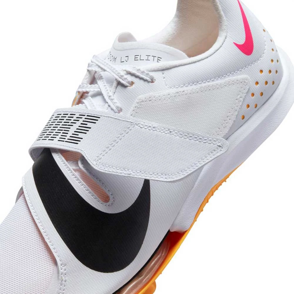 Unisex Nike Air Zoom Long Jump Elite Track Spike - White/Black/Laser Orange - Regular (D) 11 Unisex Nike Air Zoom Long Jump Elite Track Spike - White/Black/Laser Orange - Regular (D) - Image 9