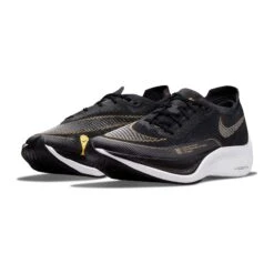 Nike Women's ZoomX Vaporfly Next % 2 Racing Shoe - Black/White/Metallic Gold Coin - Regular (B) -Shoe Discount Store CU4123 001 PHCFH001 1500