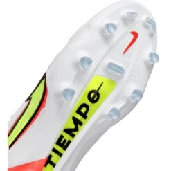 Nike Unisex Tiempo Legend 9 Elite FG Soccer Shoe - White/Volt/Bright Crimson - Regular (D) -Shoe Discount Store CZ8482 176 PHSUD001 2000