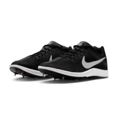 Unisex Nike Zoom Rival Track And Field Distance Spikes - Black/Metallic Silver/Lt Smoke - Regular (D) -Shoe Discount Store DC8725 001 PHCFH001 1