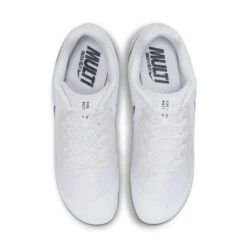 Unisex Nike Zoom Rival Multi Track Spike - White/Black/Metallic Silver - Regular (D) -Shoe Discount Store DC8749 100 PHCTH001