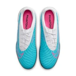 Nike Unisex Phantom GX Academy IC/Court Soccer Shoe - Baltic Blue/Pink Blast/White - Regular (D) -Shoe Discount Store DD9475 446 PHCTH001