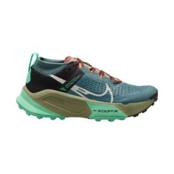 Nike Women's ZoomX Zegama Trail Running Shoe - Mineral Slate/Light Bone/Black - Regular (B)