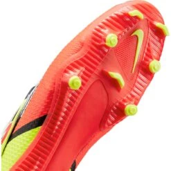 Nike Unisex Phantom GT2 Academy Flyease FG/MG Soccer Shoe - White/Bright Crimson/Volt -Shoe Discount Store DH9638 167 PHSUD001 2000