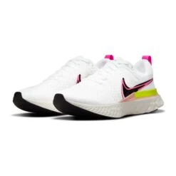 Nike Men's React Infinity Run FlyKnit 2 - White/Black/Sail/Pink Blast - Regular (D) -Shoe Discount Store DJ5395 100 PHCFH001 2000 2485b2ad 5380 42c4 9a9b 2aa41e4c822b