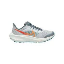 Nike Youth Pegasus 39 Running Shoe- Pure Platinum/Total Orange