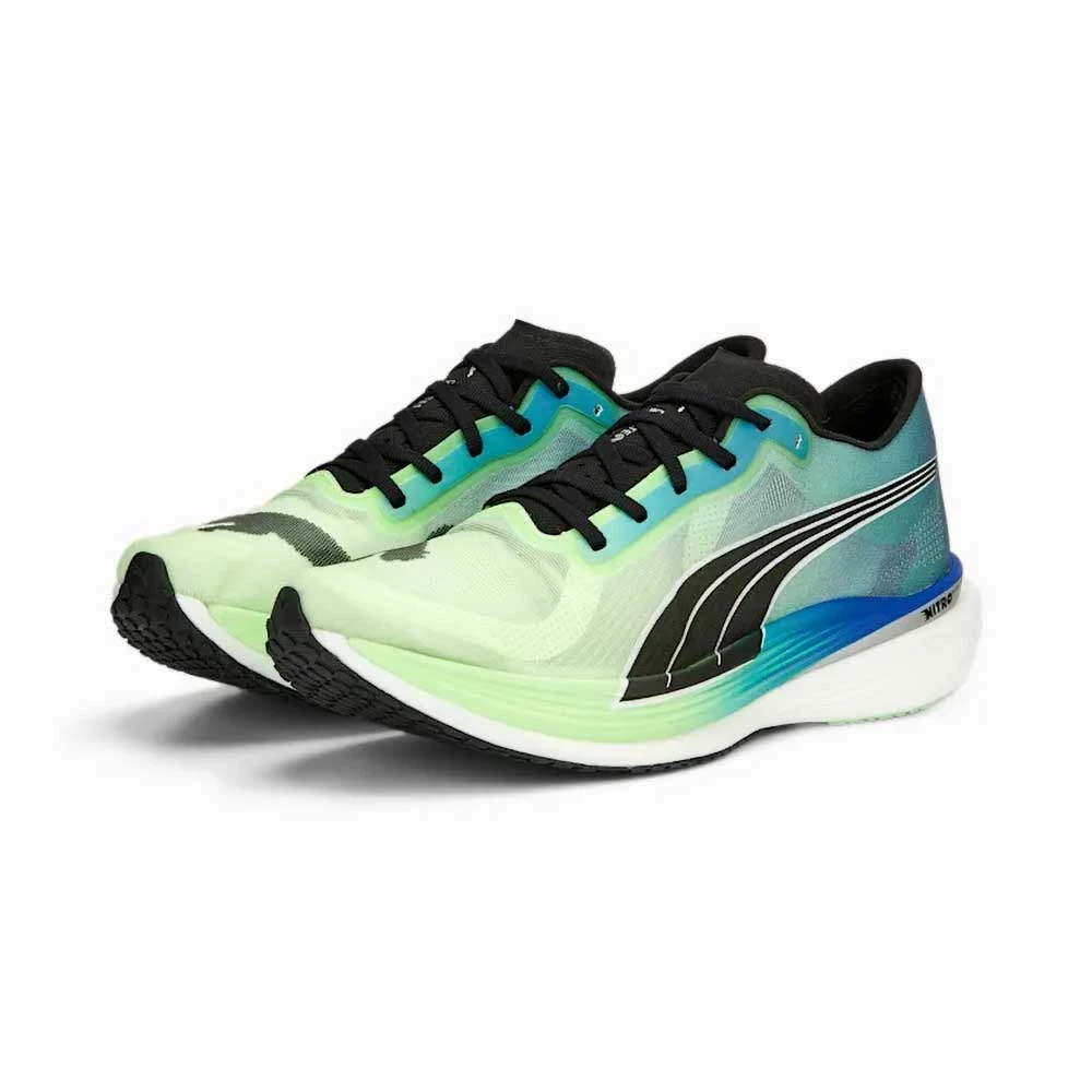 Men's Deviate Nitro Elite 2 Running Shoe- Fizzy Lime/Royal Sapphire/PUMA Black- Regular (D) 5 Men's Deviate Nitro Elite 2 Running Shoe- Fizzy Lime/Royal Sapphire/PUMA Black- Regular (D) - Image 3