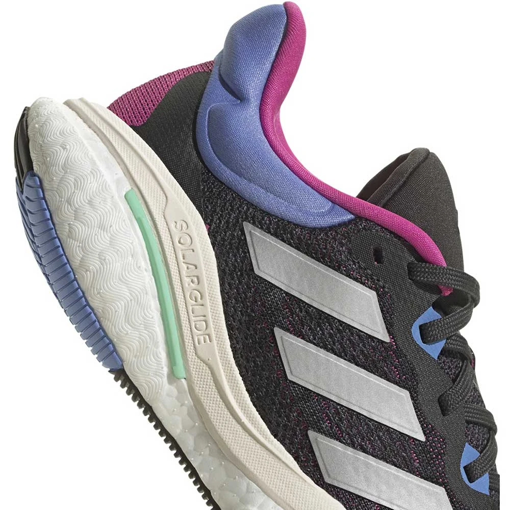 ADIDAS Women Solar Glide 6 Running Shoe - Carbon/Silver Met/Blue Fusion - Regular (B) 5 ADIDAS Women Solar Glide 6 Running Shoe - Carbon/Silver Met/Blue Fusion - Regular (B) - Image 3