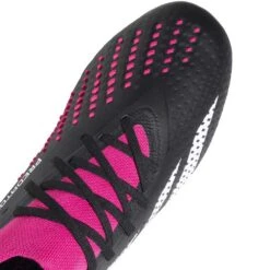 ADIDAS Unisex Predator Accuracy 2 FG Soccer Shoe - Core Black/Ftwr White/Team Shock Pink 2 - Regular (D) -Shoe Discount Store GW4586 01