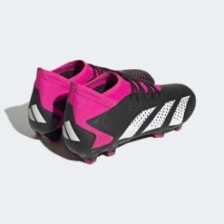 ADIDAS Unisex Predator Accuracy .3 FG Soccer Shoe - Core Black/Ftwr White/Team Shock Pink 2 - Regular (D) -Shoe Discount Store GW4589 back