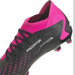 ADIDAS Unisex Predator Accuracy .3 FG Soccer Shoe - Core Black/Ftwr White/Team Shock Pink 2 - Regular (D) -Shoe Discount Store GW4589 04