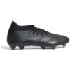 ADIDAS Unisex Predator Accuracy .3 FG Soccer Shoe - Black/White - Regular (D)