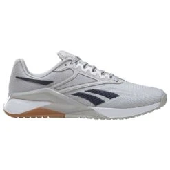 Reebok Women's Nano 2 Training Shoe - Pure Grey 2/White/Rubber Gum- Regular (B)