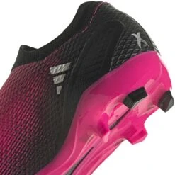 ADIDAS Unisex X Speedportal.3 LL FG Soccer Shoe - Team Shock Pink 2/Zero Metalic/Core Black - Regular (D) -Shoe Discount Store GZ5065 02