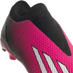 ADIDAS Unisex X Speedportal.3 LL FG Soccer Shoe - Team Shock Pink 2/Zero Metalic/Core Black - Regular (D) -Shoe Discount Store GZ5065 03