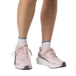 Salomon Women's Aero Blaze Running Shoe- Cradle Pink/White/Moonscape- Regular (B) -Shoe Discount Store L47208600 f0925bda2988568856ea8b87db1b4c6d