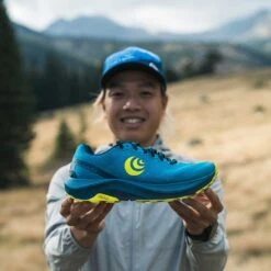 Topo Athletic Men's Ultraventure 3 Trail Shoe- Blue/Lime- Regular (D) -Shoe Discount Store M060.Blue Lime 11