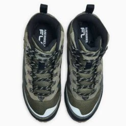 Merrell Men's Moab Speed Thermo Mid Waterproof Hiking Boot - Olive - Regular (D) -Shoe Discount Store MRLM J066915 021621 S21 005 1