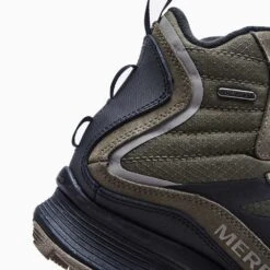 Merrell Men's Moab Speed Thermo Mid Waterproof Hiking Boot - Olive - Regular (D) -Shoe Discount Store MRLM J066915 021621 S21 007 1