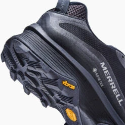 Merrell Men's Moab Speed GoreTEX Hiking Shoe - Black/Asphalt - Regular (D) -Shoe Discount Store MRLM J067083 021621 S21 006