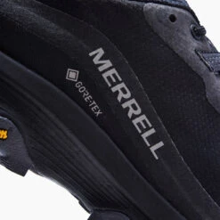 Merrell Men's Moab Speed GoreTEX Hiking Shoe - Black/Asphalt - Regular (D) -Shoe Discount Store MRLM J067083 021621 S21 007