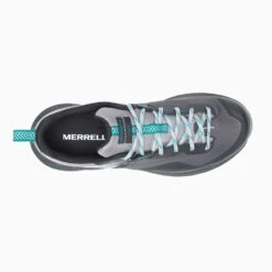 Merrell Women's MQM 3 Trail Running Shoe - Charcoal/Teal- Regular (B) -Shoe Discount Store MRLW J135534 032221 S22 TOP