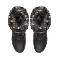 NORTH FACE Women's Shellisata IV Luxe Waterproof Boots - TNF Black/Gardenia White - Regular (B) 8 NORTH FACE Women's Shellisata IV Luxe Waterproof Boots - TNF Black/Gardenia White - Regular (B) -Shoe Discount Store NF0A7W48 R0G detailinstep