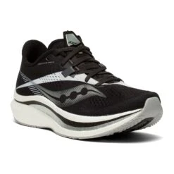 Saucony Women's Endorphin Pro 2 Racing Shoe - Black/White - Regular (B) -Shoe Discount Store S10687 10 5 1