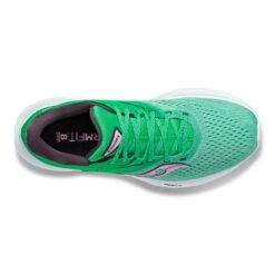 Saucony Women's Ride 16Running Shoe - Sprig/Peony - Wide (D) -Shoe Discount Store S10831 25 3