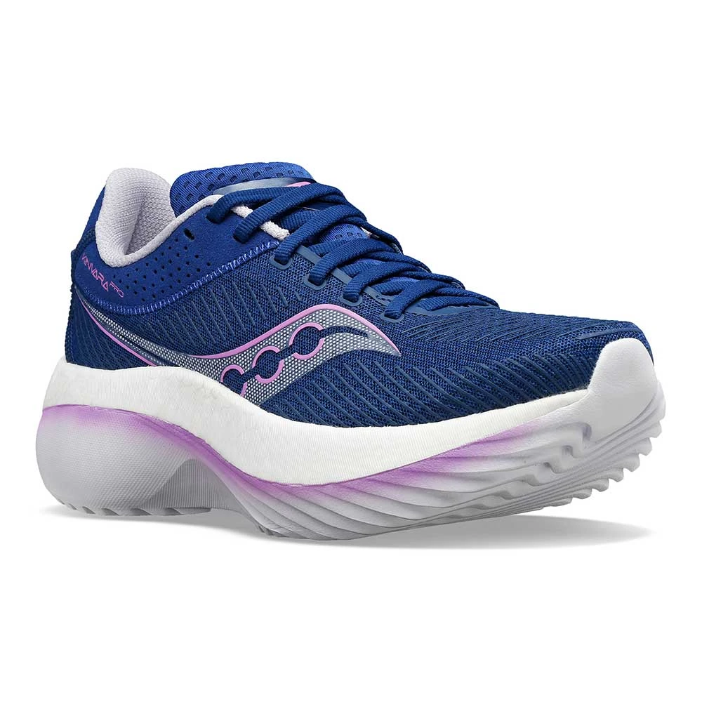 Saucony Women's Kinvara Pro Running Shoe - Indigo/Mauve- Regular (B) 4 Saucony Women's Kinvara Pro Running Shoe - Indigo/Mauve- Regular (B) - Image 2