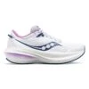 Saucony Women's Triumph 21 Running Shoe - White/Indigo - Regular (B) 2 Saucony Women's Triumph 21 Running Shoe - White/Indigo - Regular (B) -Shoe Discount Store S10881 31 1