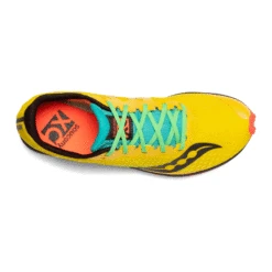 Saucony Women's Kilkenny XC8 Spike - Yellow Mutant- Regular (B) -Shoe Discount Store S19068 10 3