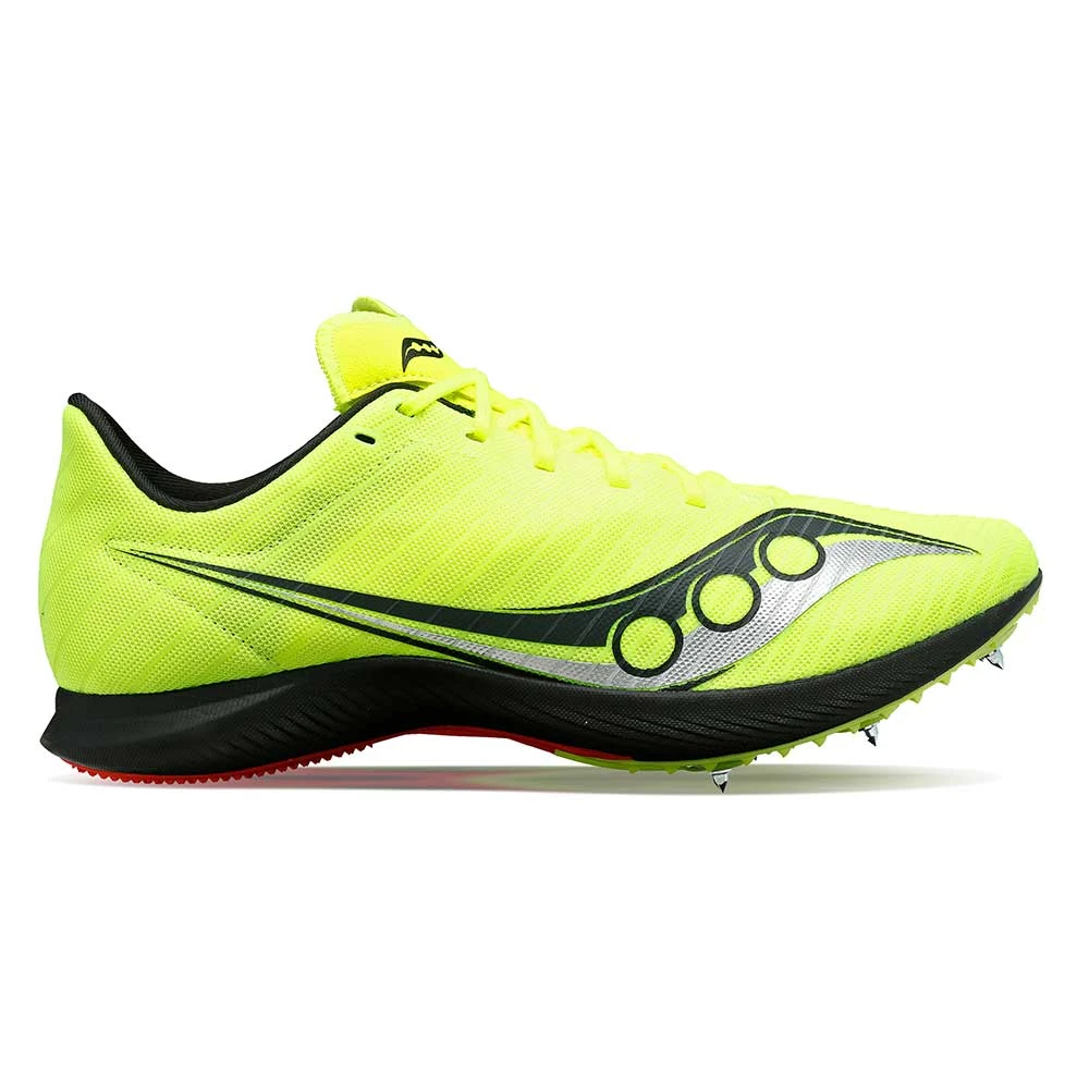 Saucony Women's Velocity MP Track Spike - Citron/Black - Regular (B) 3 Saucony Women's Velocity MP Track Spike - Citron/Black - Regular (B)