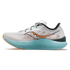 Saucony Men's Endorphin Pro 3 Racing Shoe- Fog/ViZiOrange- Regular (D) -Shoe Discount Store S20755 25 2
