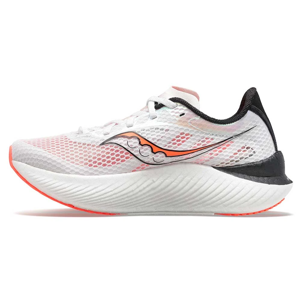 Saucony Men's Endorphin Pro 3 Racing Shoe - White/Black/Vizi- Regular (D) 4 Saucony Men's Endorphin Pro 3 Racing Shoe - White/Black/Vizi- Regular (D) - Image 2