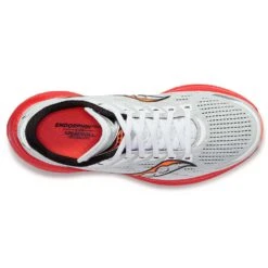 Saucony Men's Endorphin Speed 3 Running Shoe- White/Black/Vizi- Regular (D) -Shoe Discount Store S20756 85 3