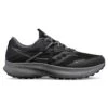 Saucony Men's Ride 15 Tr Gtx Trail Shoe - Black/Charcoal -Shoe Discount Store S20799 10 1