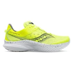 Saucony Men's Kinvara 14 Running Shoe - Citron/Black- Regular (D)