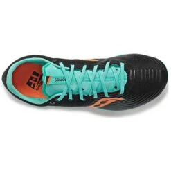 Saucony Men's Ballista Track Spike- Black/Cool Mint - Regular (D) -Shoe Discount Store S29071 26 3