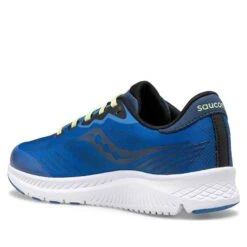 Saucony Youth Ride 14 Running Shoe - Blue -Shoe Discount Store SAUK SK265073 Ride14 100820 AW21 02