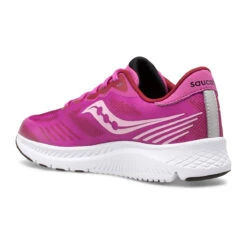 Saucony Youth Ride 14 Running Shoe - Pink -Shoe Discount Store SK165318 2 1